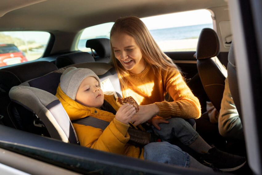 Baby car seats installation and usage